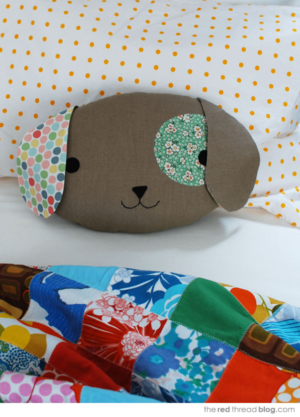 TUTORIAL :: Sew A Cute Puppy Pillow Softie - We Are Scout