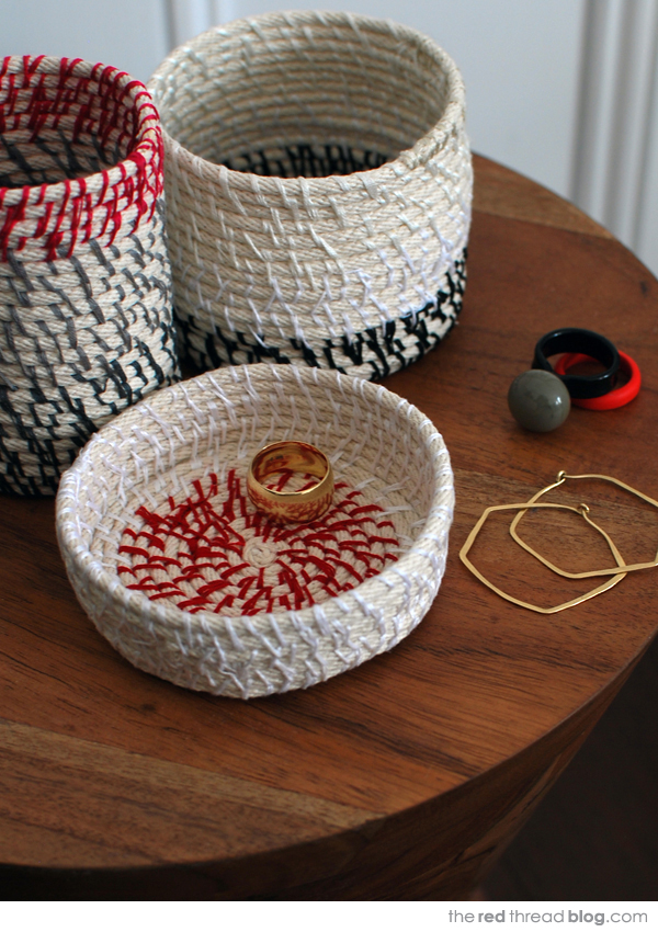 How to Stitch Rope Bowls and Baskets