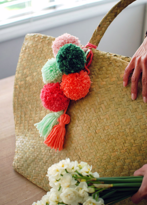 DIY Pom + Tassel Bag Charm