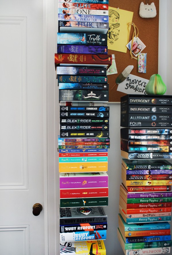 bookshelf for teenage bedroom