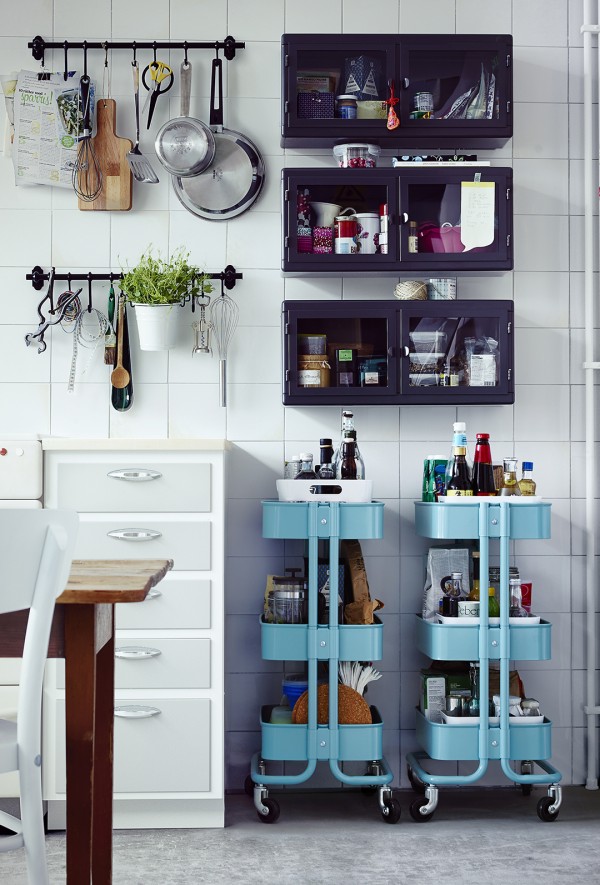 Space saving solutions for small kitchens