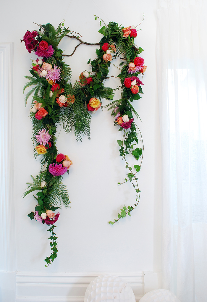 how to make flower garland at home