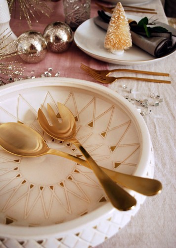 How to Decorate your Christmas Table with West Elm - We Are Scout